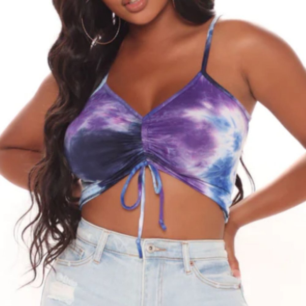 FN | Tie Dye Tank Top | Blue/Purple | Size M​​
